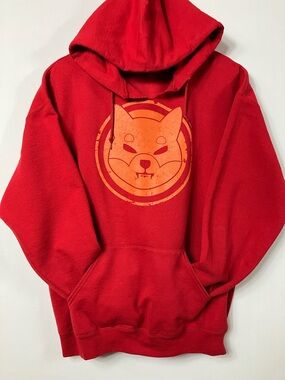🐕🪙VTG look Rare Shiba Inu doge coin crypto logo hoodie XL   *Coupon Eligible